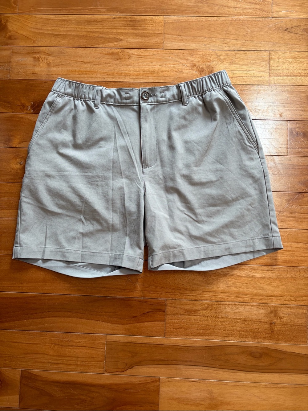 Chubbies Light Gray Flat Front Men's Shorts